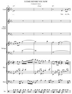 Sample custom arrangement